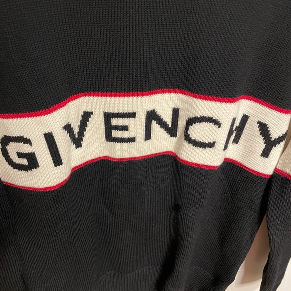 NWT Givenchy Logo-stripe intarsia sweater - Picture 3 of 7